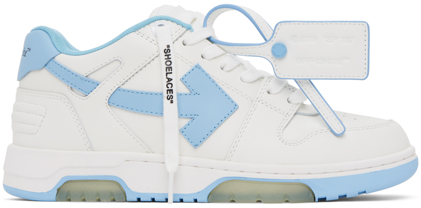 Off-White Blue Fashion Sneakers for Men