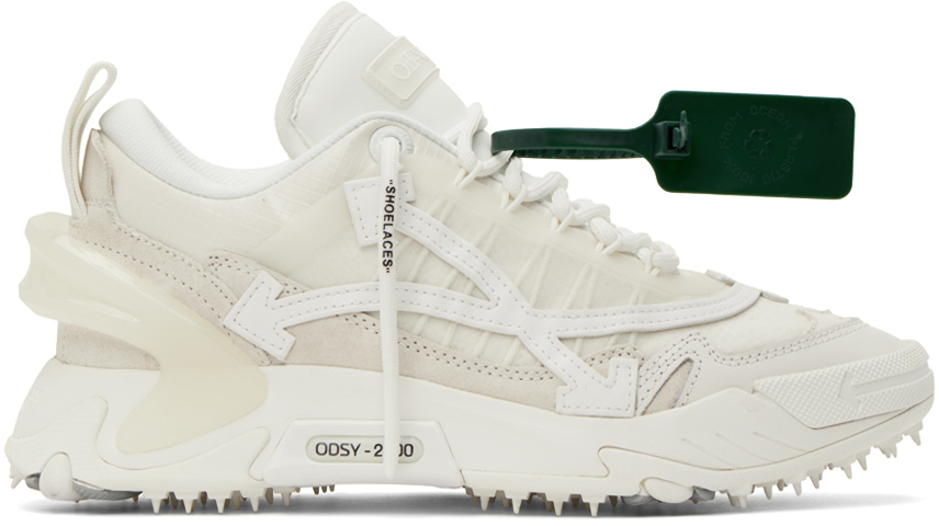OFF-WHITE WHITE ODSY 2000 SNEAKERS