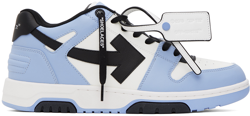 OFF-WHITE BLUE & WHITE OUT OF OFFICE SNEAKERS