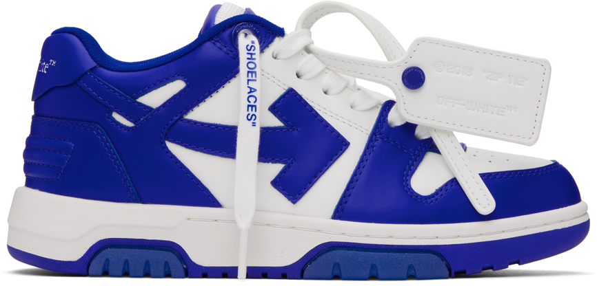 Off-White Blue & White Out of Office Sneakers