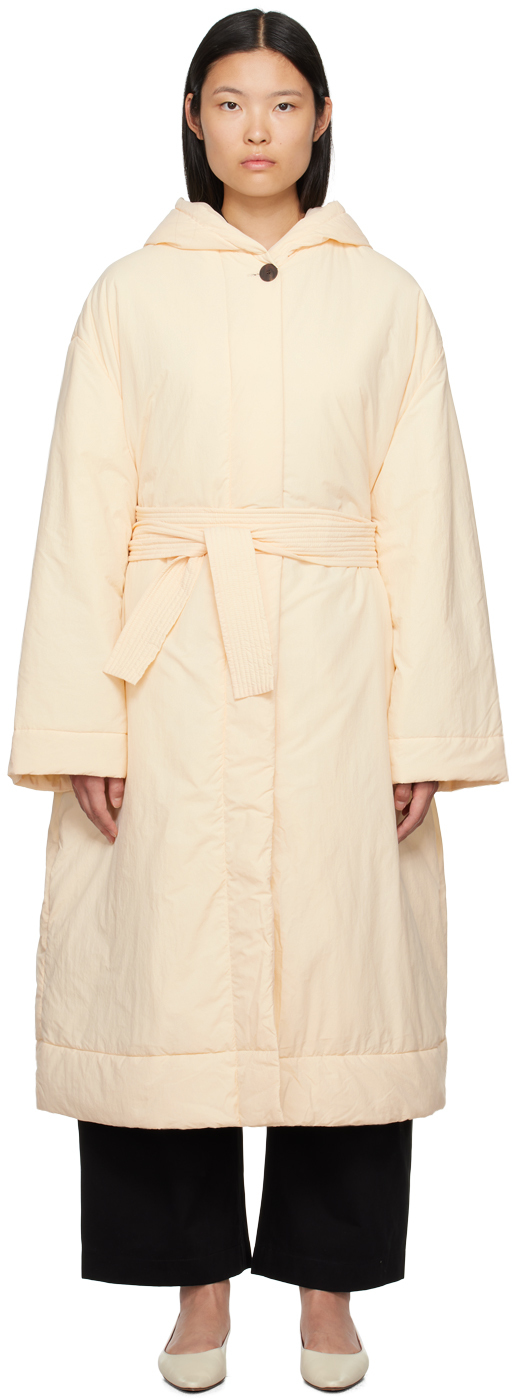 Studio Nicholson Off-white Kariba Coat In Parchment