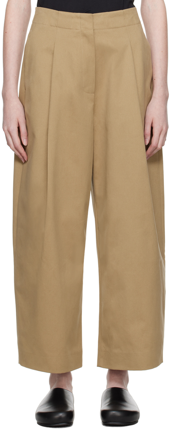 Studio Nicholson: Tan Dordoni Trousers | SSENSE