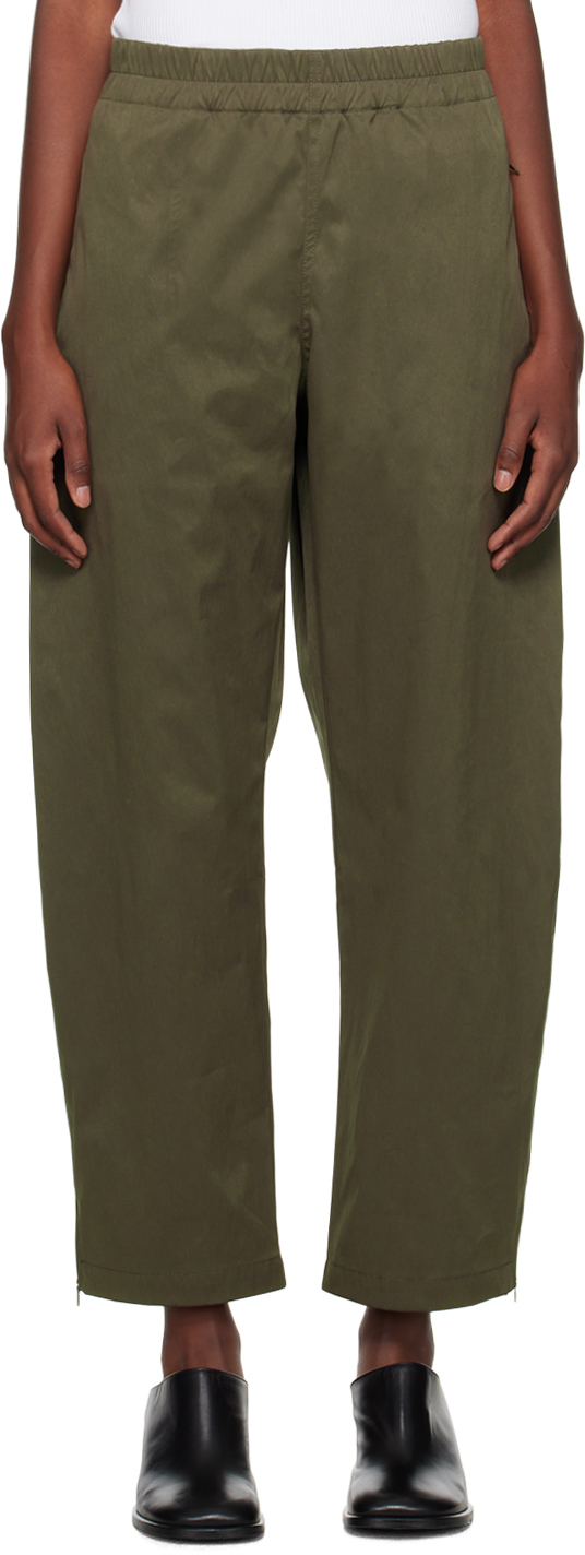 Studio Nicholson: Green Toba Trousers | SSENSE