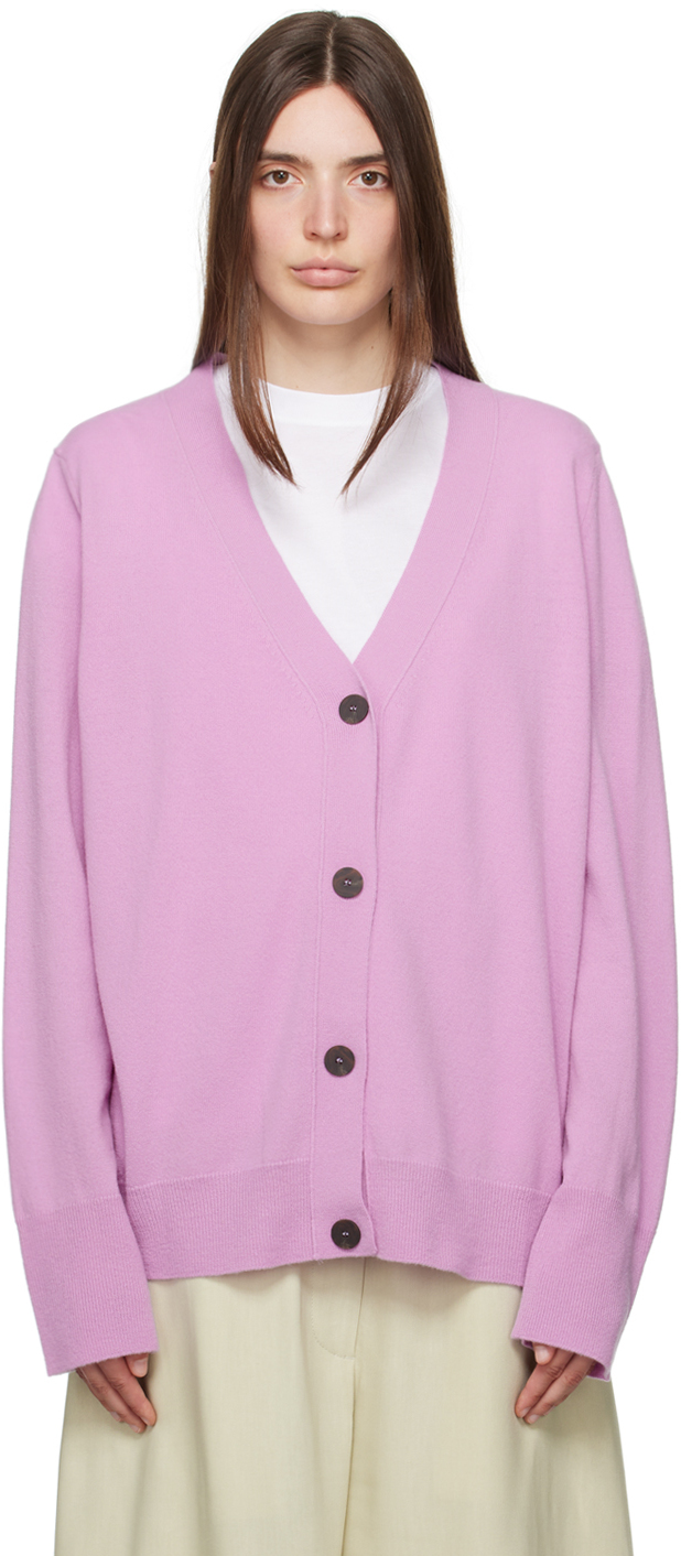 Studio Nicholson: Purple Rall Cardigan | SSENSE Canada