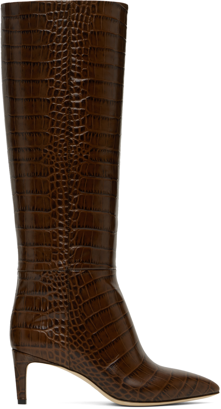 Paris Texas Stiletto Boot 85 In Cioccolato
