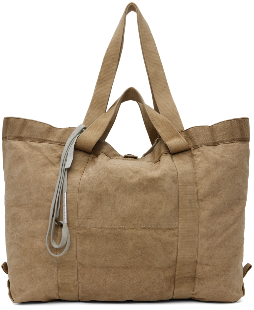 Boris Bidjan Saberi Khaki 2 Tote | Smart Closet