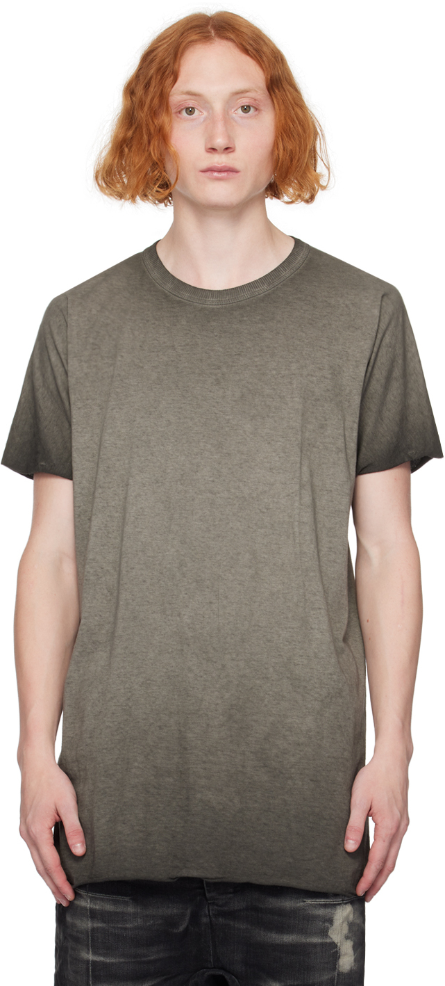 Gray Taped Seams T-Shirt