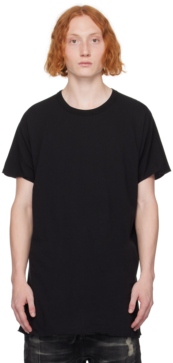 Black Taped Seams T-Shirt