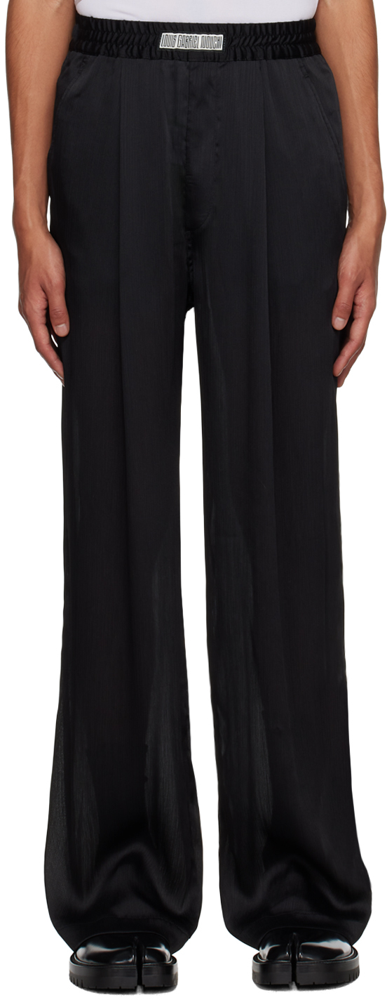 Black Patch Trousers