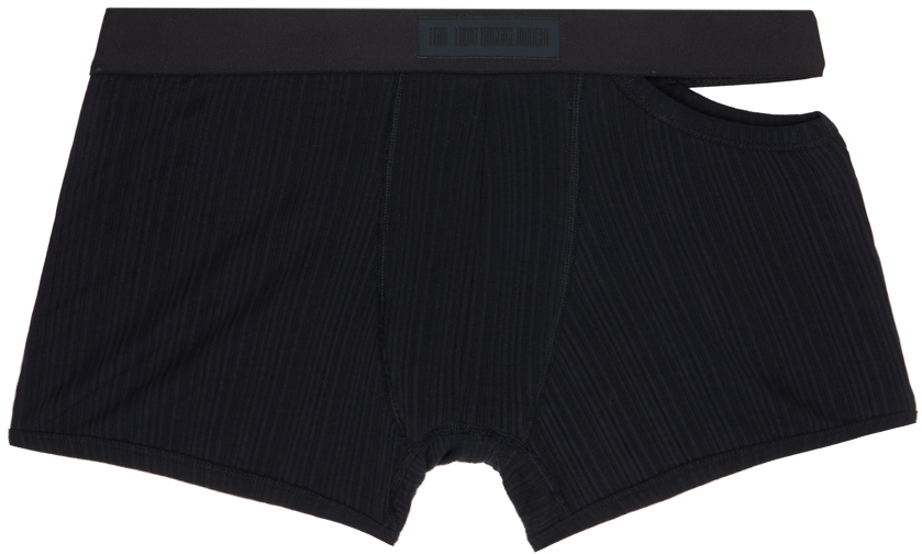 Lgn Louis Gabriel Nouchi Black Cutout Boxers In Black 001