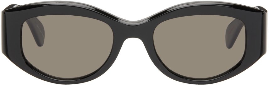 Black Miles Davis Edition Oval Sunglasses