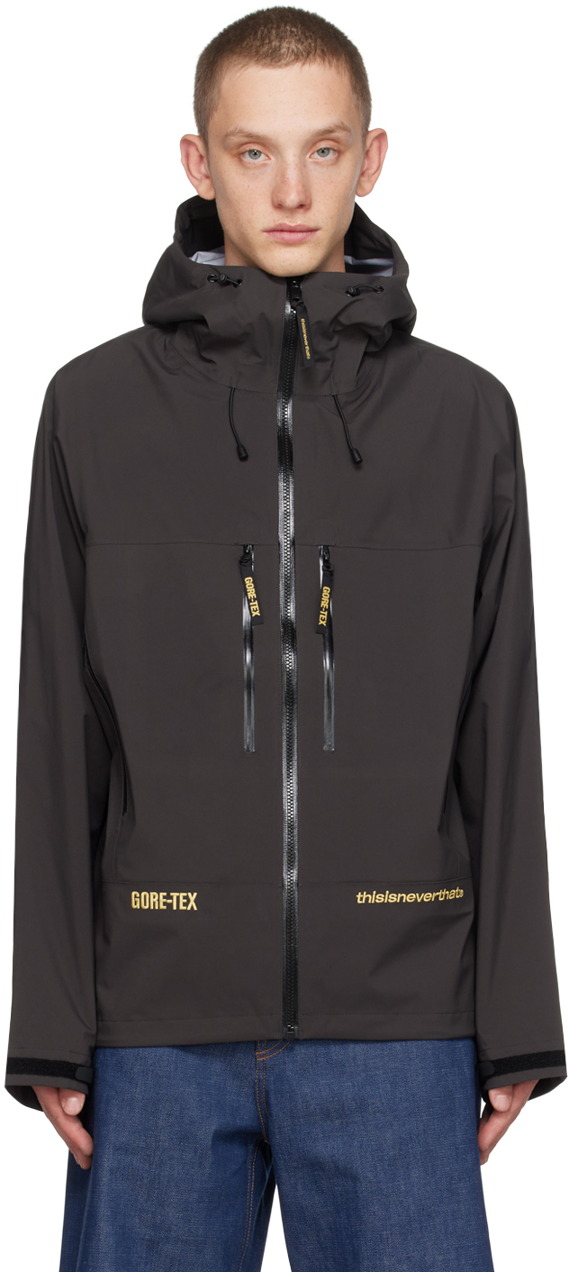 thisisneverthat Black Gore-Tex 3L Shell Jacket | Smart Closet