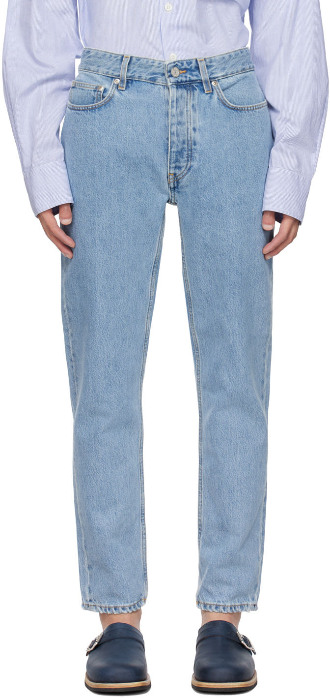 Won Hundred Blue Ben Jeans In Distressed Blue It