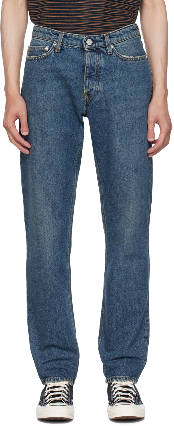 Blue Archer Jeans by Won Hundred on Sale