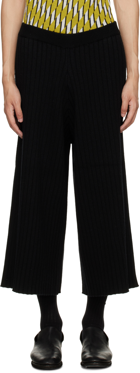 Zankov Black Three-pocket Trousers In 000 Black