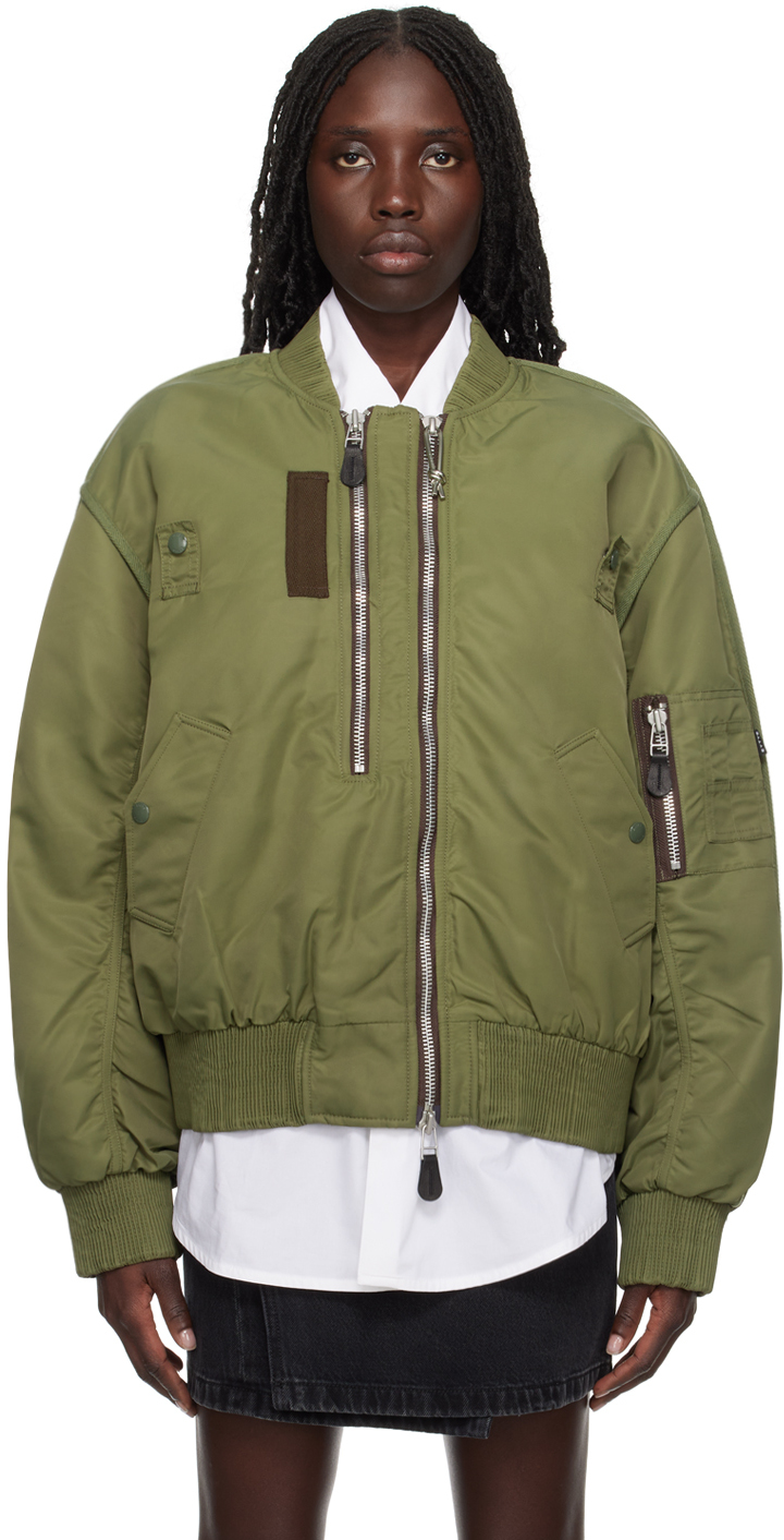 Green Penn Bomber Jacket