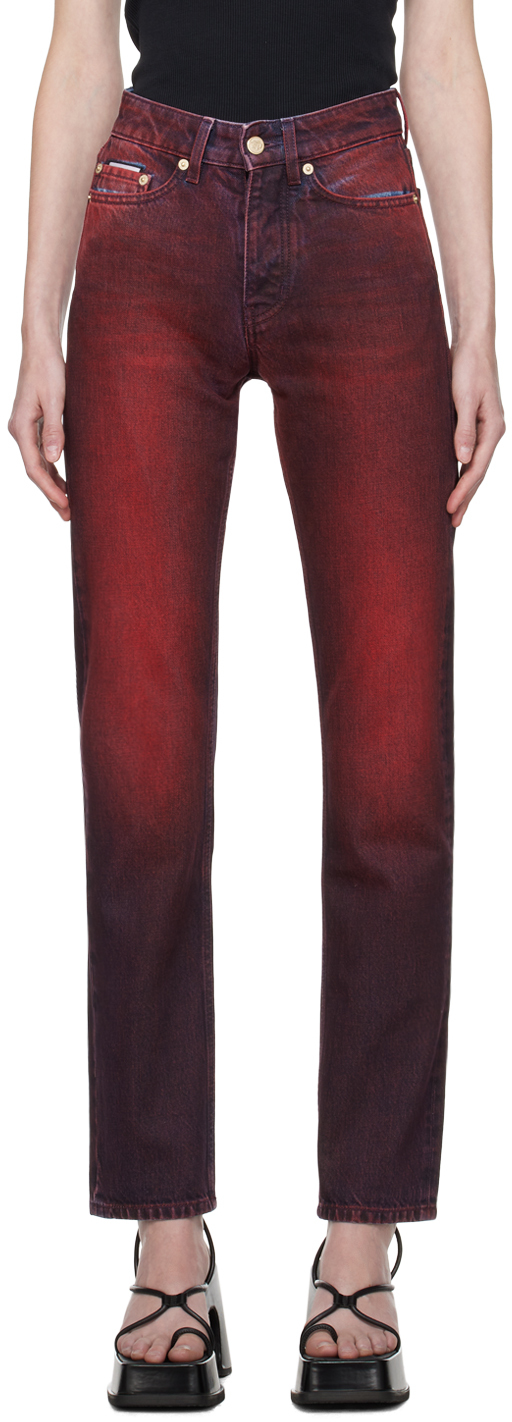 EYTYS: Red Orion Jeans | SSENSE