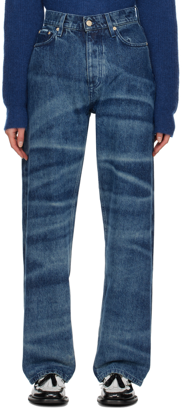 Eytys Blue Benz Jeans In Tide