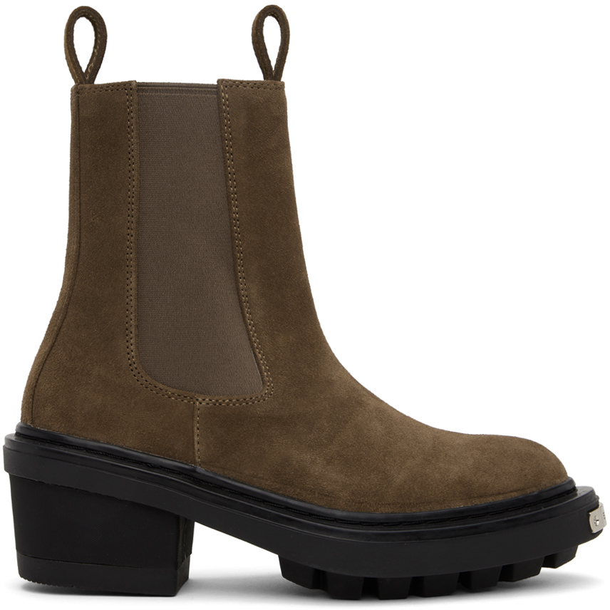 Brown Nikita II Chelsea Boots by EYTYS on Sale