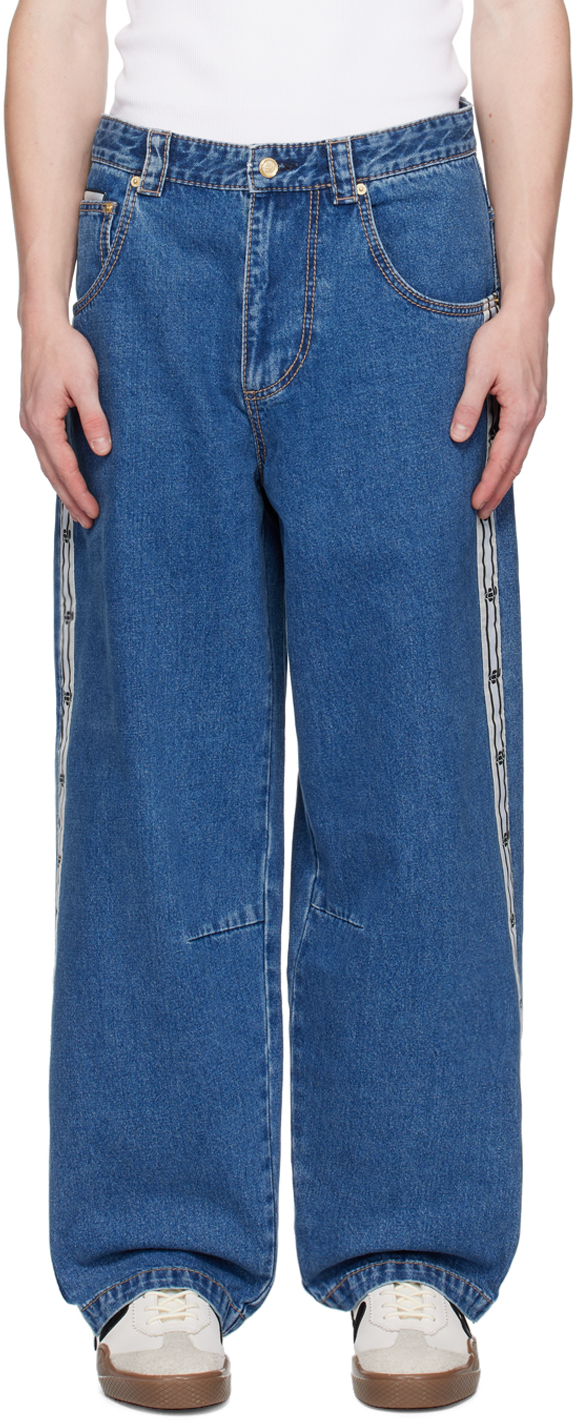 Eytys Indigo Titan Jeans In Blue