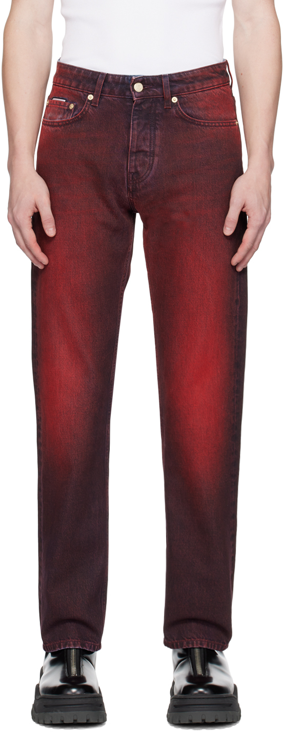 Eytys Red Orion Jeans In Lava