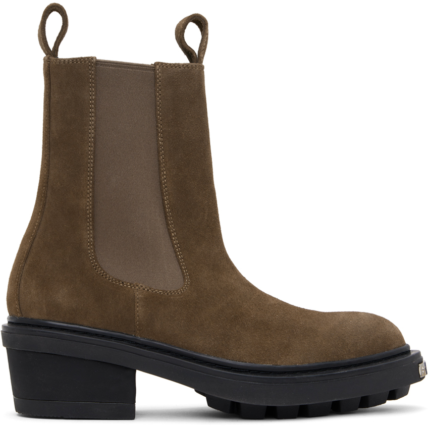 Eytys Taupe Nikita Ii Chelsea Boots In Suede Oud