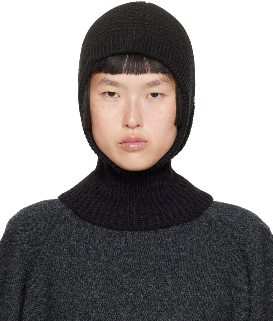 Black Rib Hood by LEMAIRE on Sale