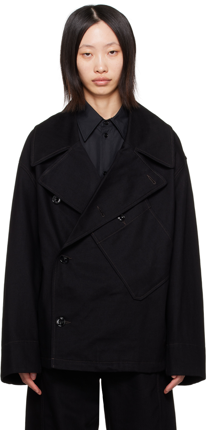 lemaire cropped crombie jacket - セットアップ