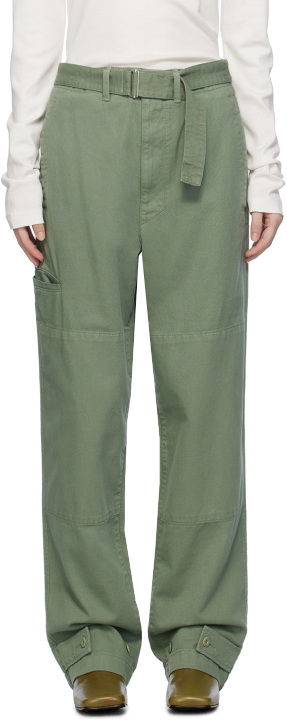 LEMAIRE Green Relaxed Jeans