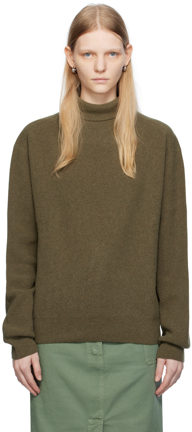 LEMAIRE Green Relaxed Sweater