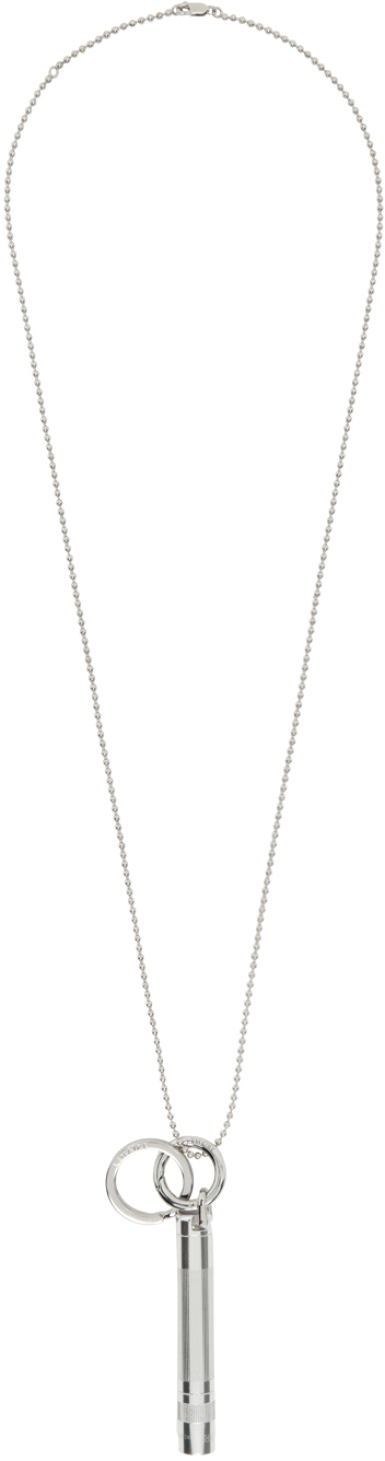 Lemaire pendant-detail Necklace - Silver