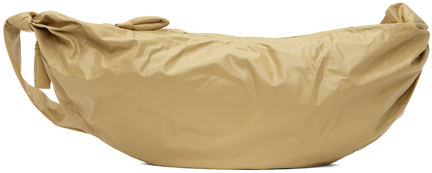 Beige Large Soft Croissant Bag