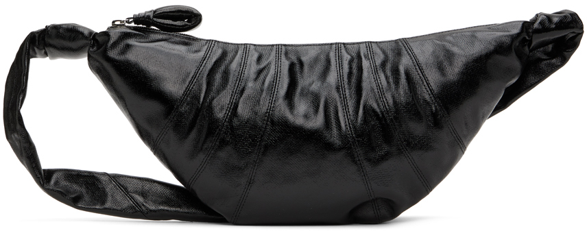 LEMAIRE: Black Medium Croissant Bag | SSENSE UK