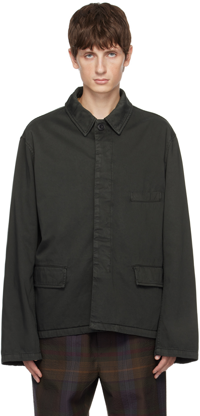 LEMAIRE GREEN SPREAD JACKET