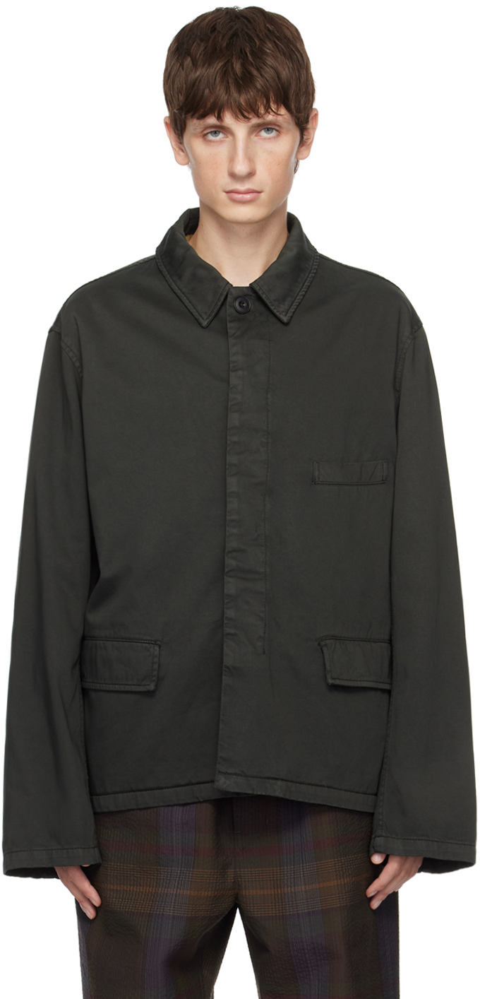 LEMAIRE: Green Spread Jacket | SSENSE