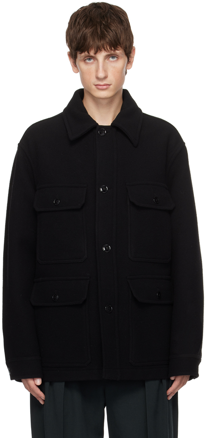 black double faced jacket
