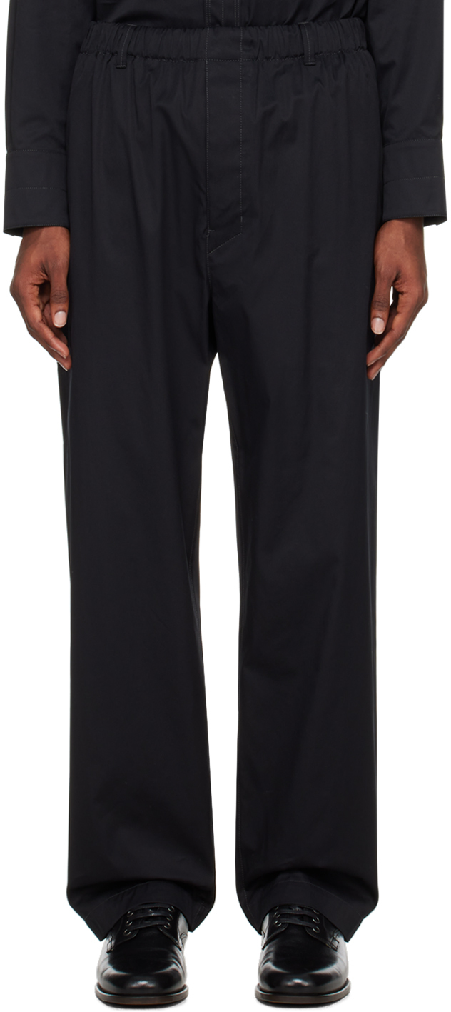 Black Relaxed Trousers