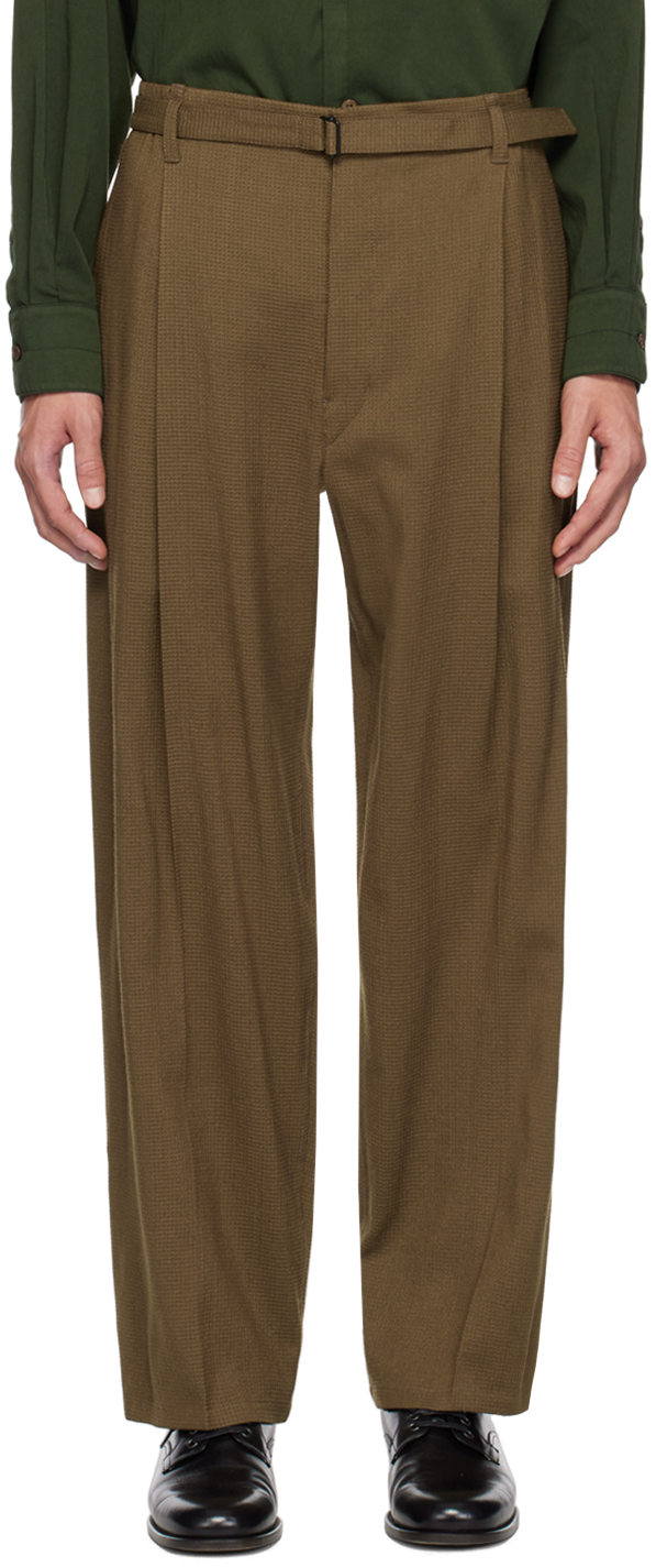 Brown Belted Easy Trousers