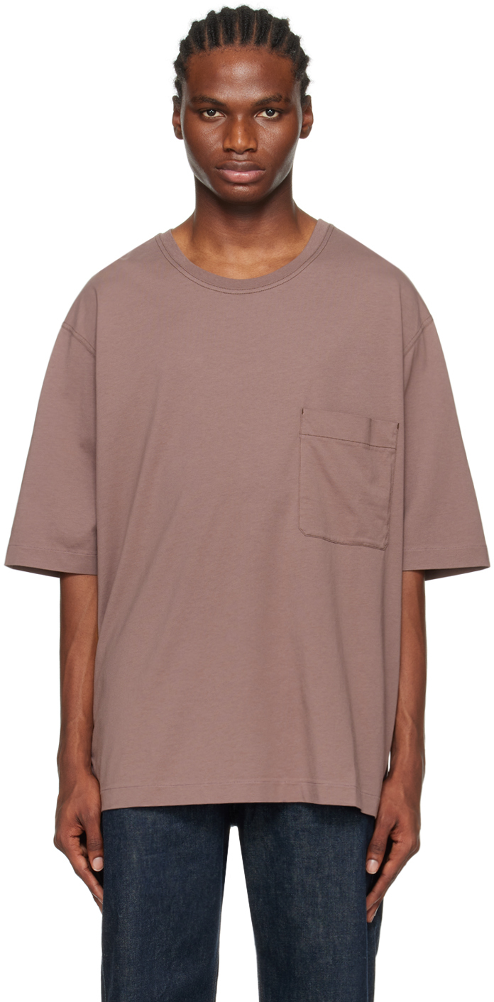 Taupe Patch Pocket T-Shirt by LEMAIRE on Sale