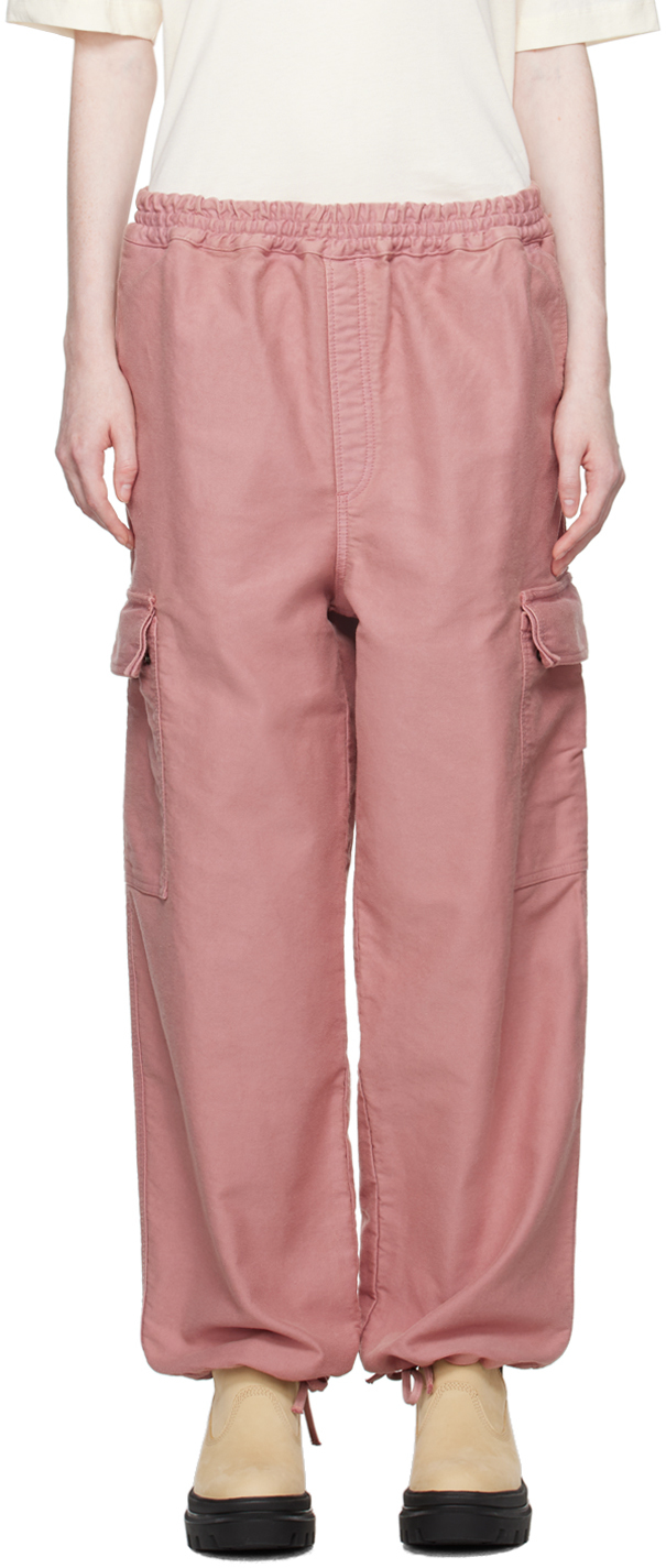 Etudes Studio Pink Forum Lounge Pants In Dyed Pink