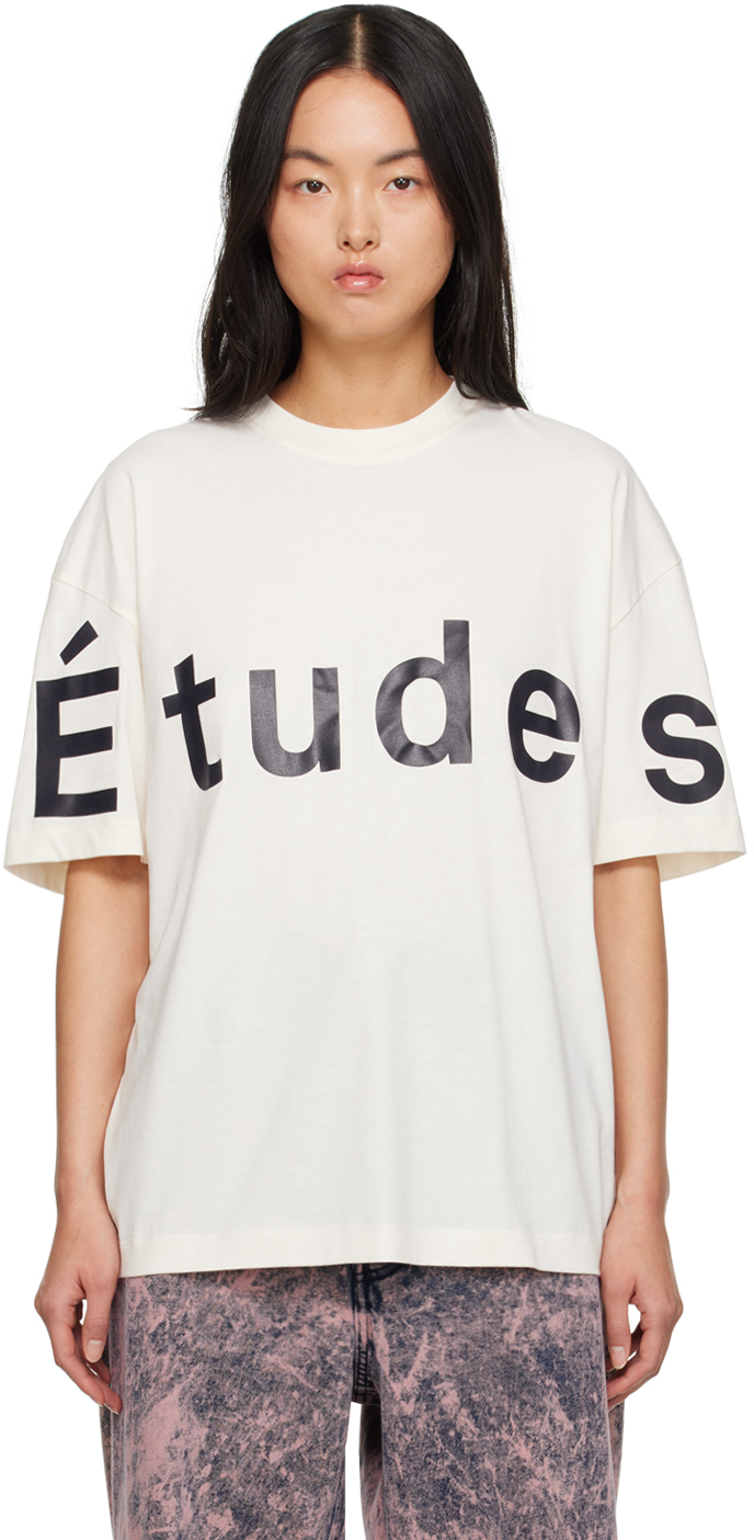 Etudes Spirit Lovelock Organic Cotton T-Shirt - Neutrals