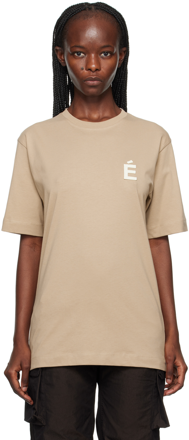 Études Taupe Wonder Patch T-Shirt