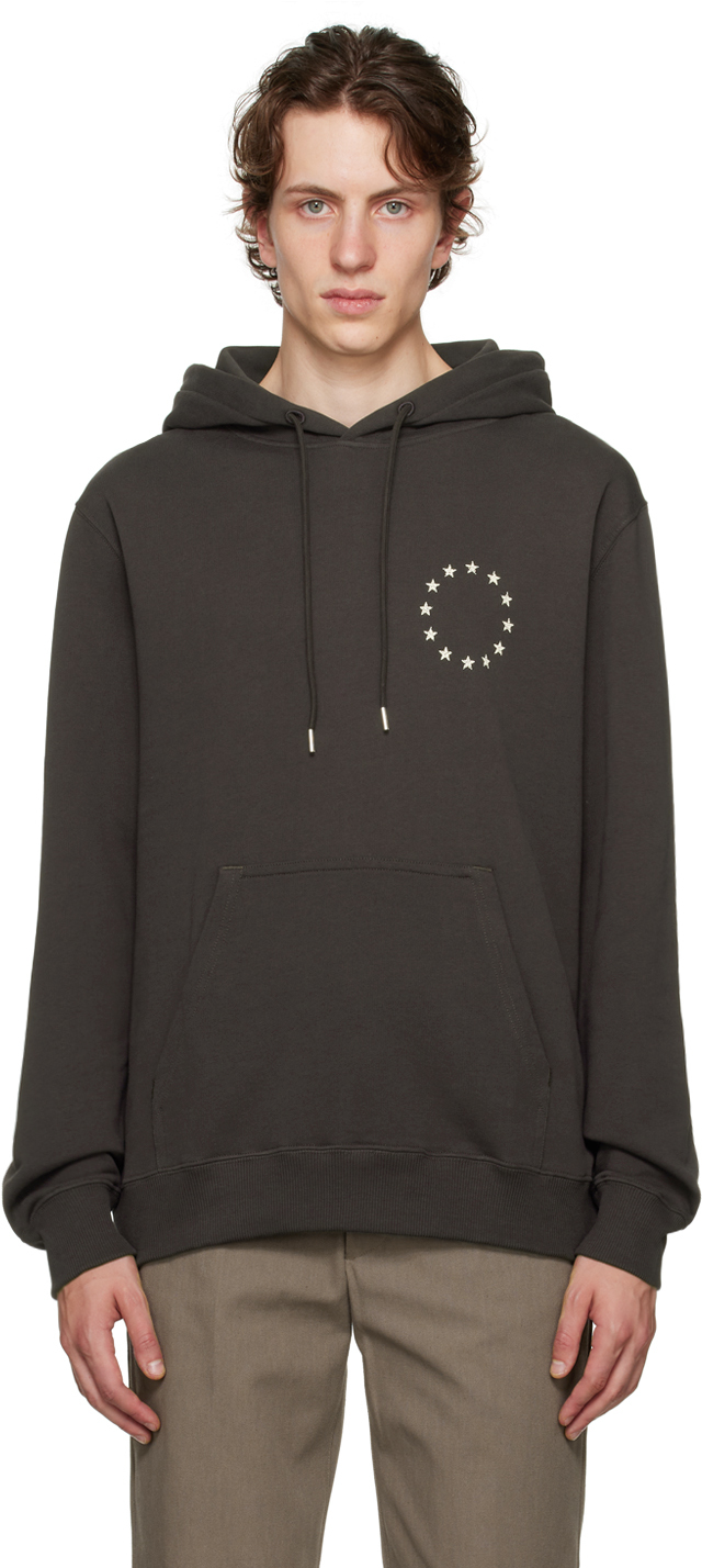 Etudes Men's Klein Europa Hoodie in Spray Brown, Size Medium  H22MM256OC17TN-SPRAY BROWN - Jomashop