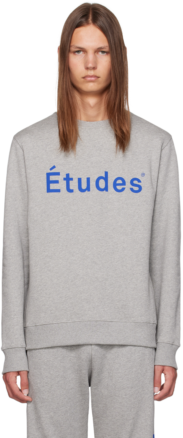 Shop Etudes Studio Gray Story 'études' Sweatshirt In Grey