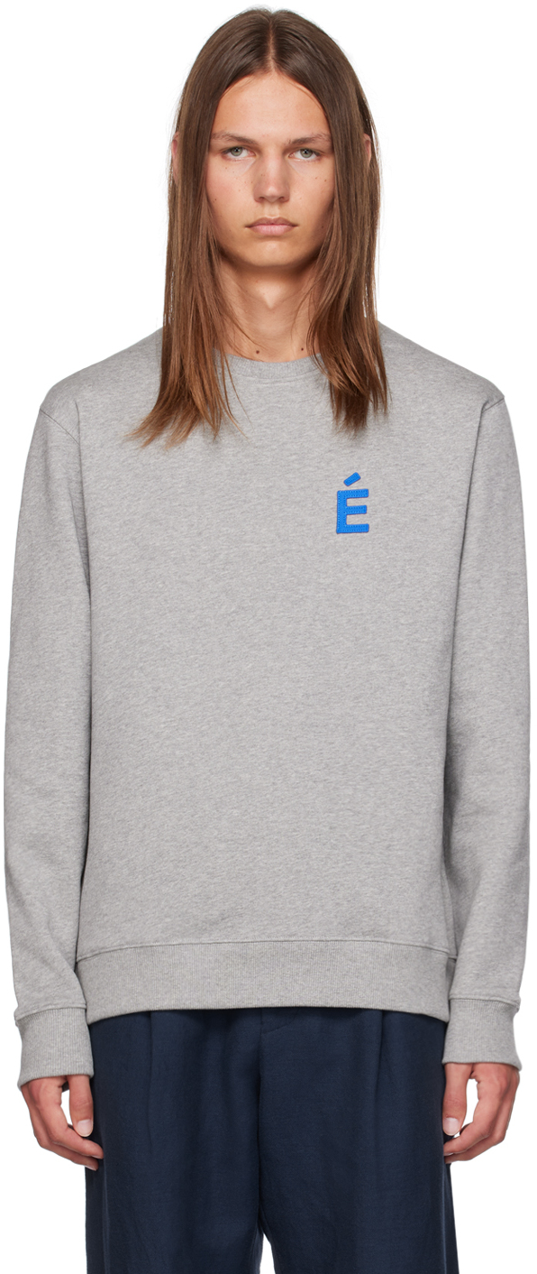 Etudes Studio Gray Story Patch Sweatshirt In Grey