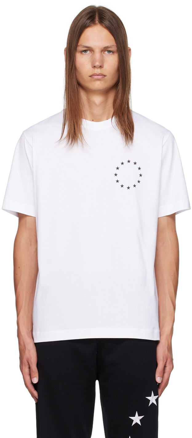 Etudes Studio Wonder Europa-print T-shirt In White