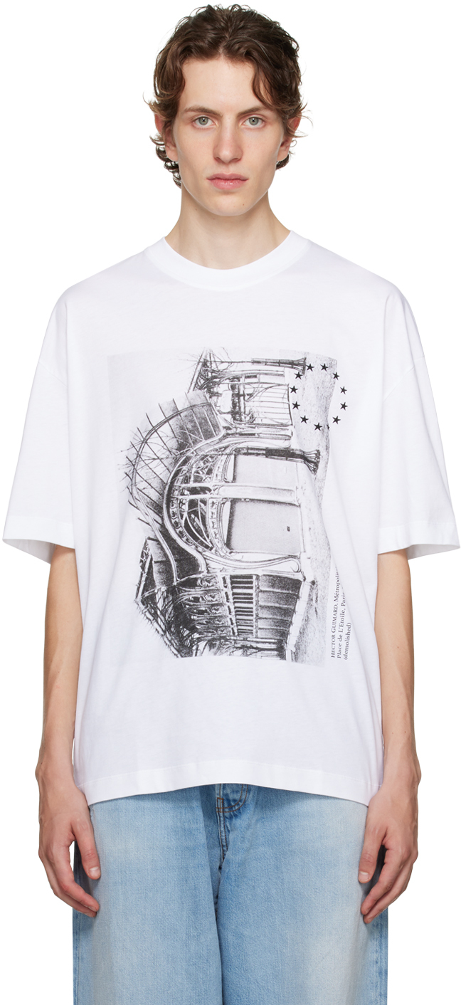 Etudes Studio X Batia Super Etudes Organic Cotton T-shirt In White