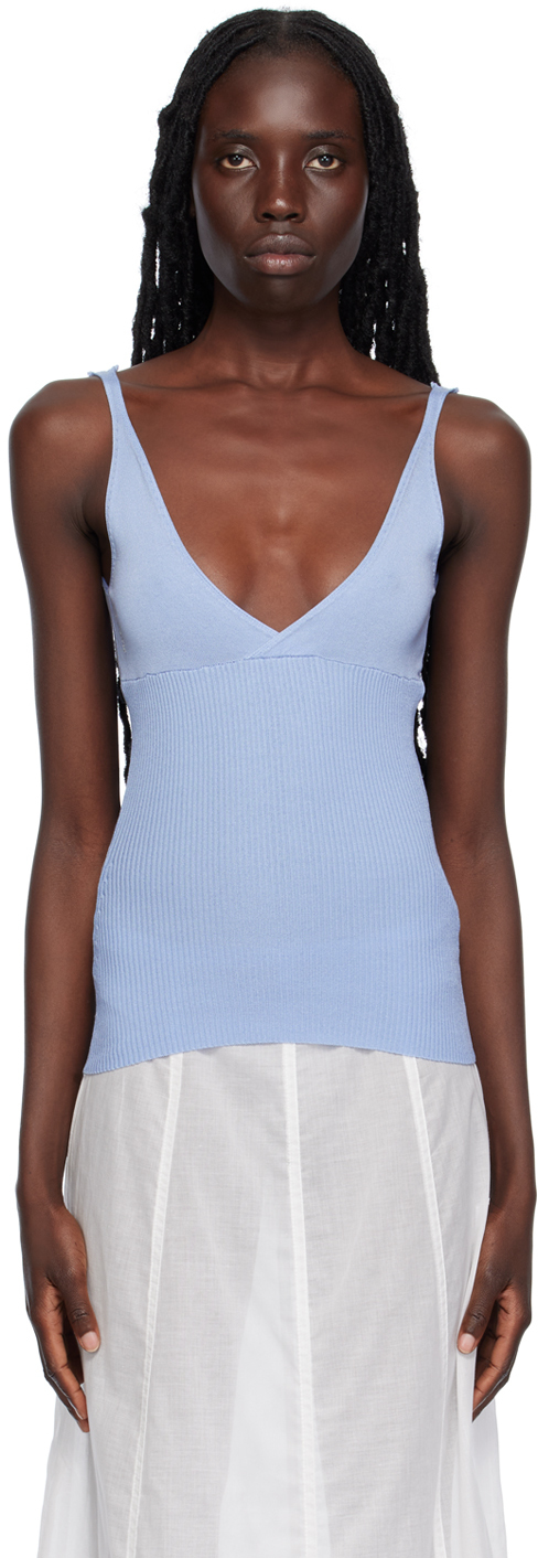 Shop Paloma Wool Blue Che Tank Top In C/119 Soft Blue