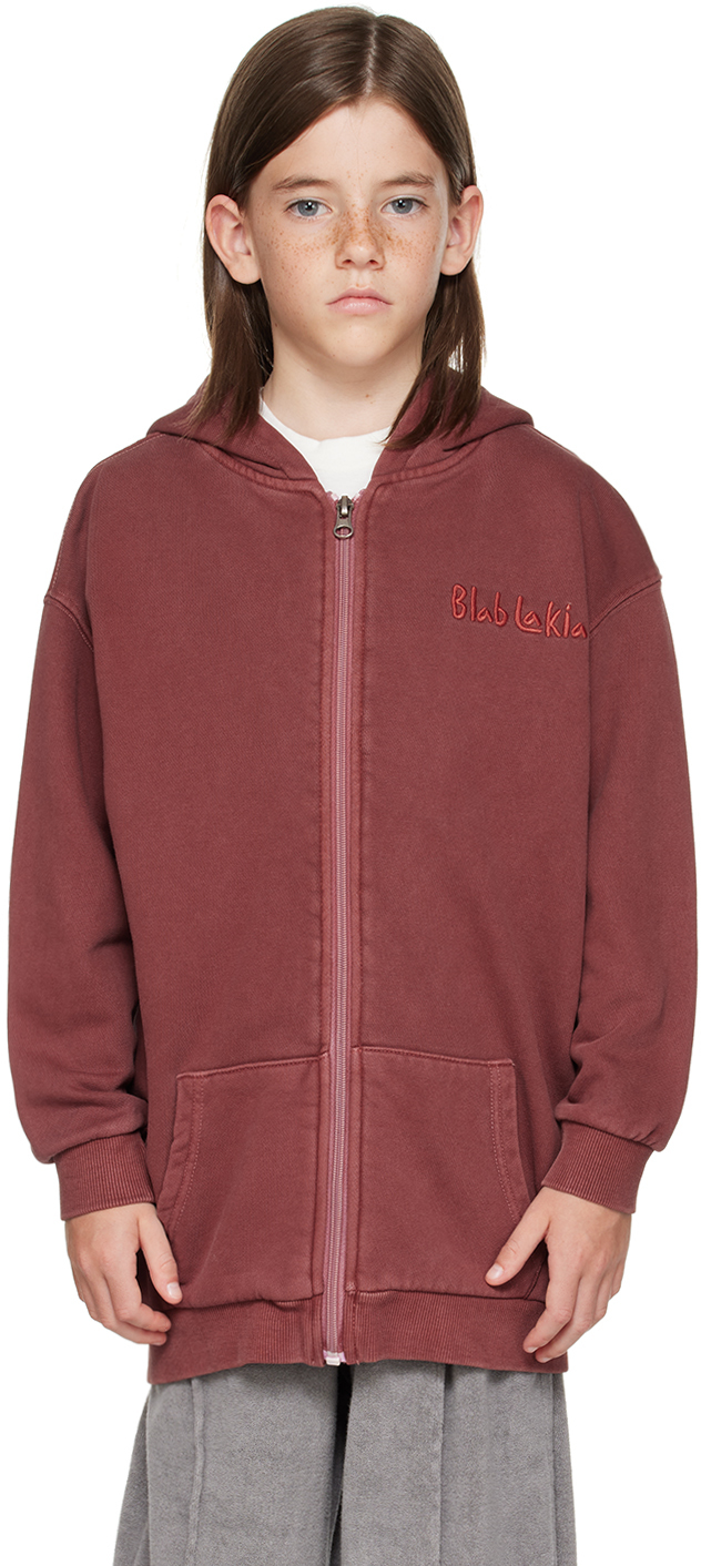 Kids burgundy outlet hoodie