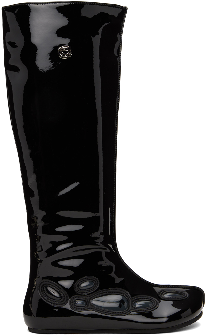SSENSE Exclusive Black Alien Barefoot Boots